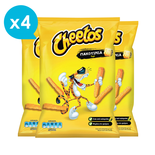 Πακοτίνια Σνακ από Καλαμπόκι  με τυρί (x4) | Cheetos
