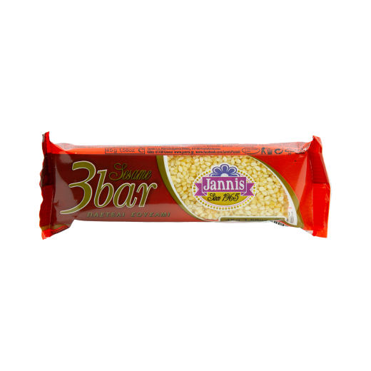 Sesame Bars 3Bar (Pasteli) | Jannis