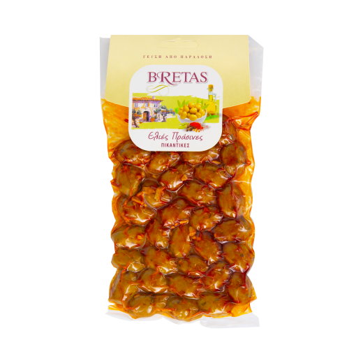 Spicy Green Olives | BRETAS