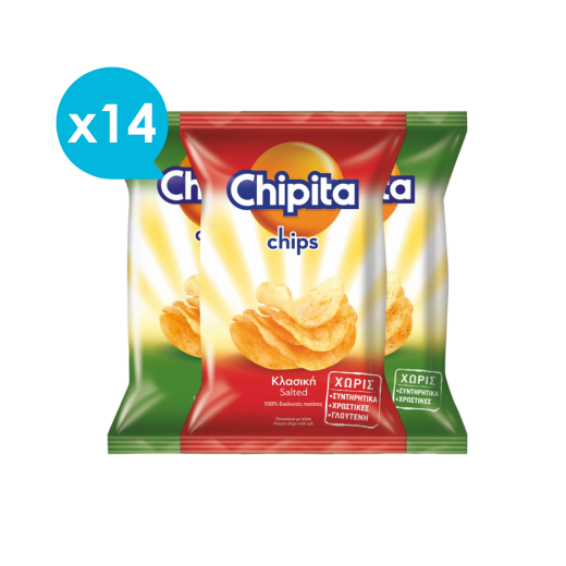Potato Chips with Oregano & Salt (x14) | Chipita