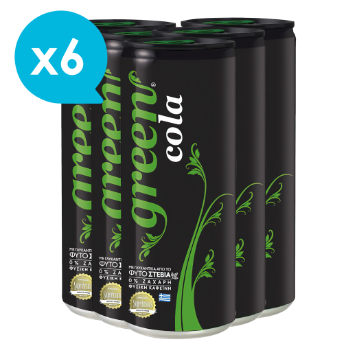Cola with Stevia x6 | Green