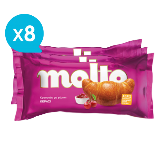 Croissant with Cherry Jam (x8) | MOLTO