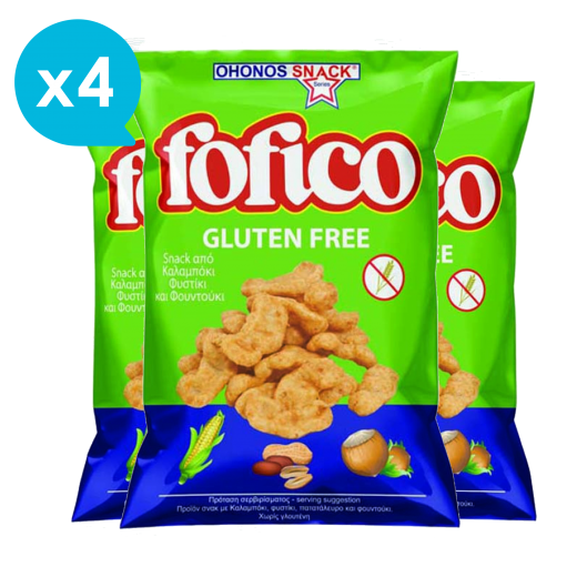 Fofico Σνακ Καλαμποκιού με Φυστίκι και Φουντούκι (x4) | JUMBO
