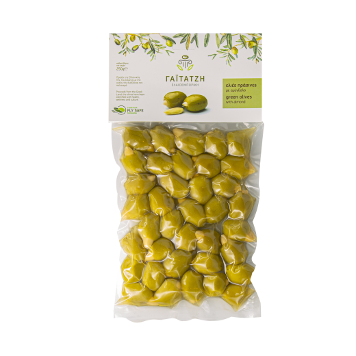 Green Olives with Almond | Gaitatzi