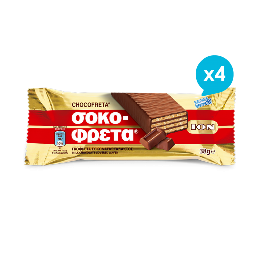 Milk Chocolate Chocofreta x4 | ION