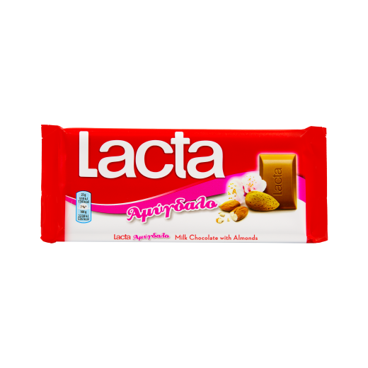 Σοκολάτα Γάλακτος με Αμύγδαλο | Lacta