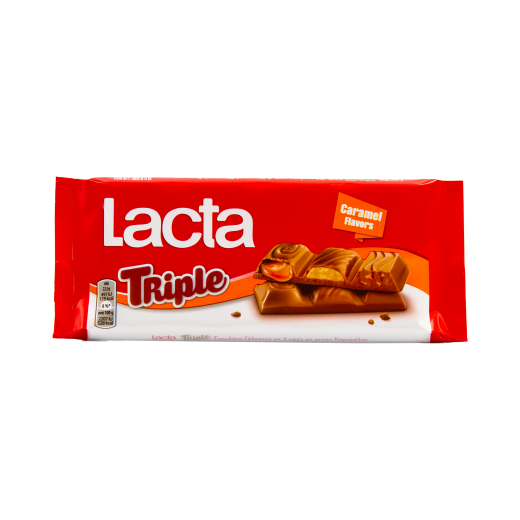 Milk Chocolate with Triple Caramel Flavors | Lacta