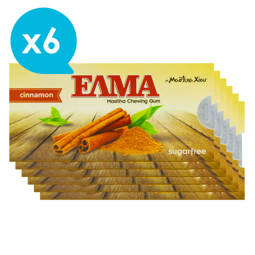 Mastiha Chewing Gum with Cinnamon x6 | ELMA