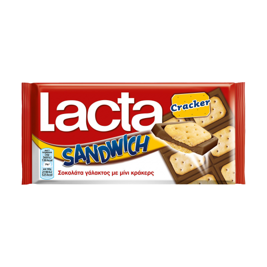Σοκολάτα Γάλακτος Σάντουιτς Κράκερ | Lacta