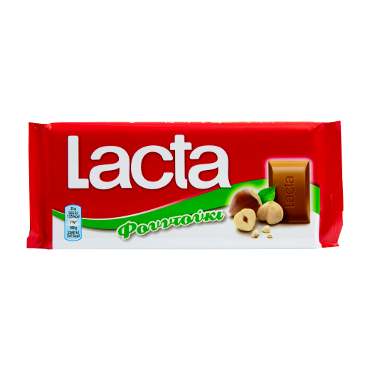 Σοκολάτα γάλακτος με Φουντούκι | Lacta