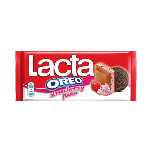 Milk Chocolate with Oreo Strawberry Flavor | Lacta
