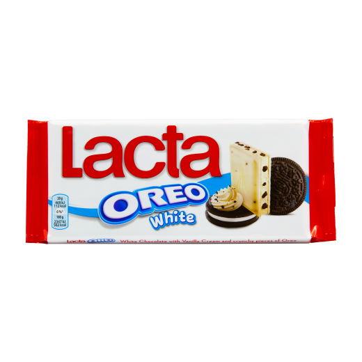 Milk White Chocolate with Oreo | Lacta