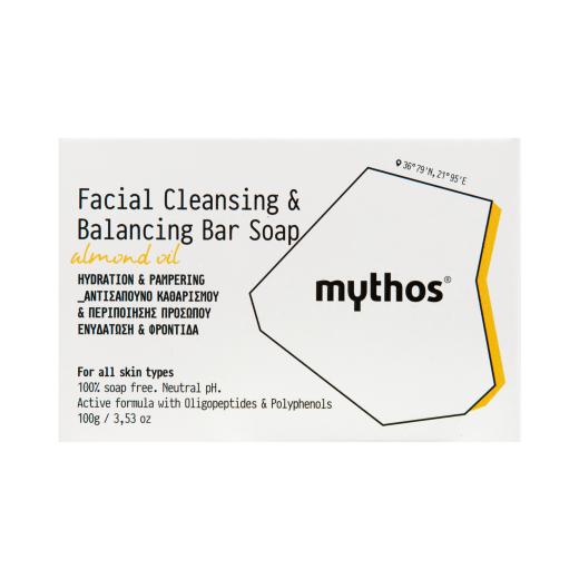 Αντισάπουνο Καθαρισμού Προσώπου | MYTHOS 100% Olive