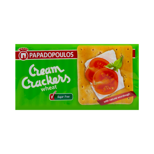 Cream Crackers without Sugar | PAPADOPOULOS