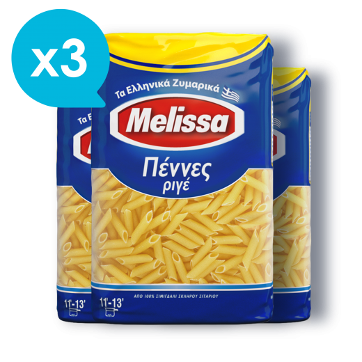 Penne Rigate Pasta x3 | Melissa