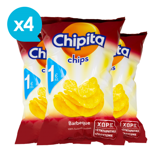 Potato Chips with BBQ Flavor (x4) | Chipita
