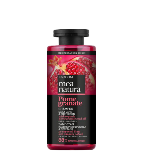 Shampoo for All Hair Types | Mea Natura Pomegranate