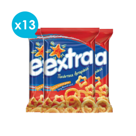 Extra Σνακ Καλαμποκιού με Τυρί και Ντομάτα (x13) | Chipita