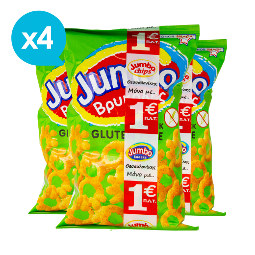 Vrikoles Corn Snack with Cheese (x4) | JUMBO
